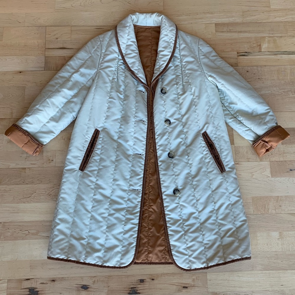 Vintage 70s Quilted Coat
